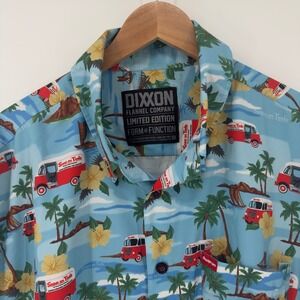 DIXXON Flannel Company Limited Edition Snap-on Tools Hawaiian‎ Shirt 2XL